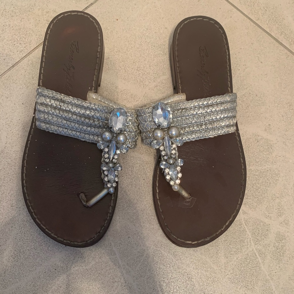 Beverly Feldman jewel sandals